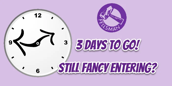 3 days to go… Still fancy entering?