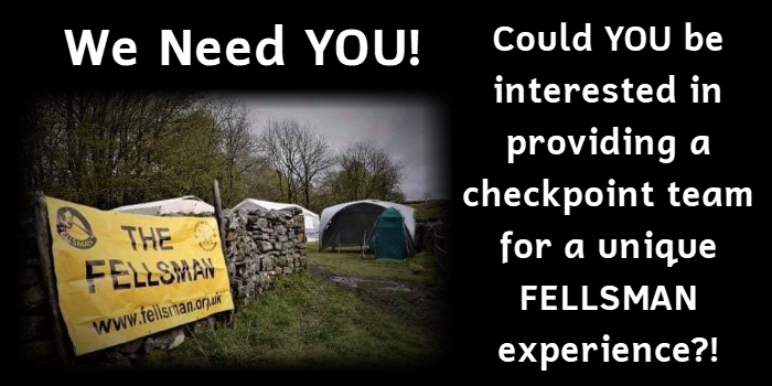 Could YOU be interested in providing a Checkpoint team for a Unique FELLSMAN experience?!