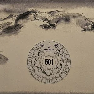 Fellsman Route Print (Watercolour)